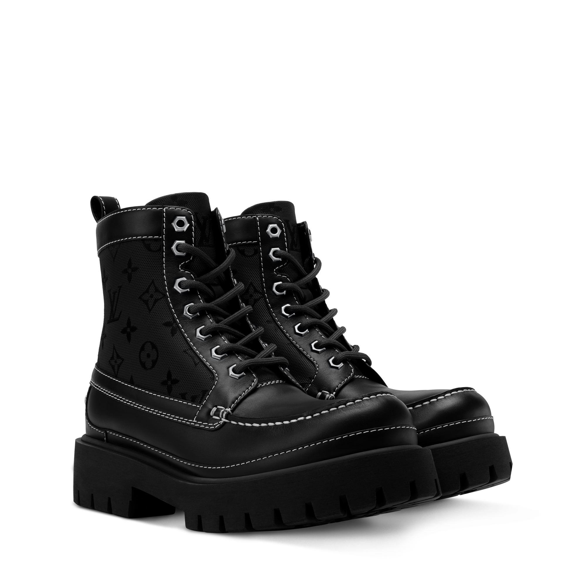 Louis Vuitton ロングブーツ　37,5 LOUIS VUITTON 【超美品】ルイヴィトン モノグラム シルエットライン